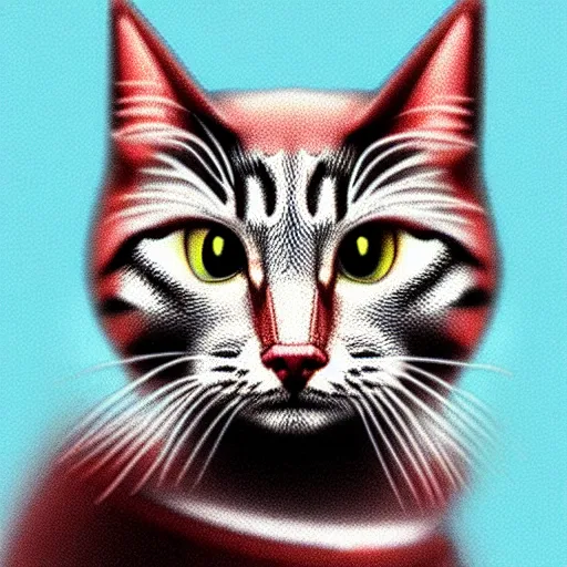 Image similar to soviet cat photorealistic