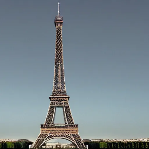 Image similar to rejected designs for the eiffel tower