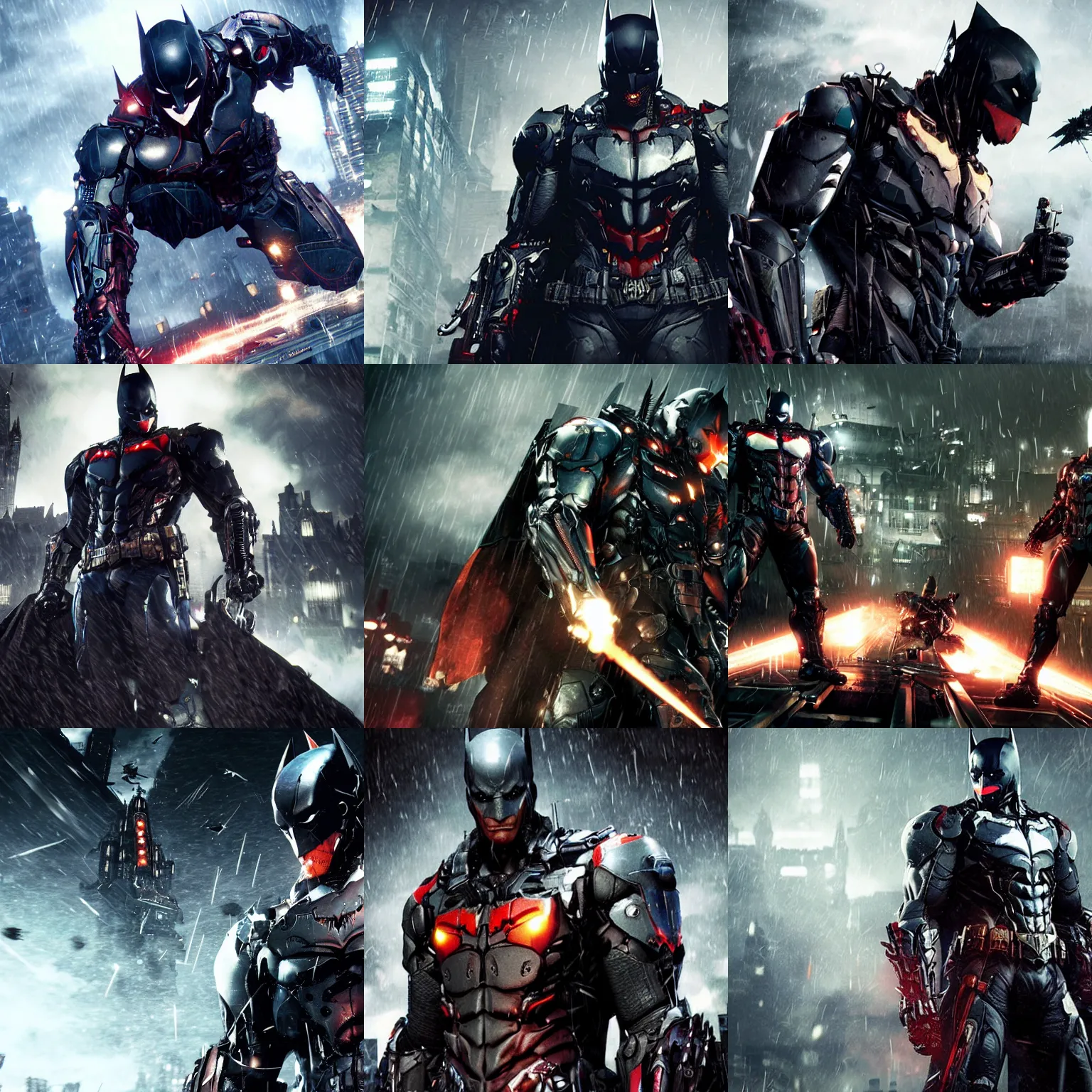 batman arkham knight daredevil skin mod, Stable Diffusion