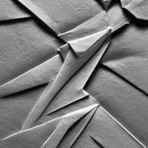 Image similar to an award winning origami, macro photography, ambient light