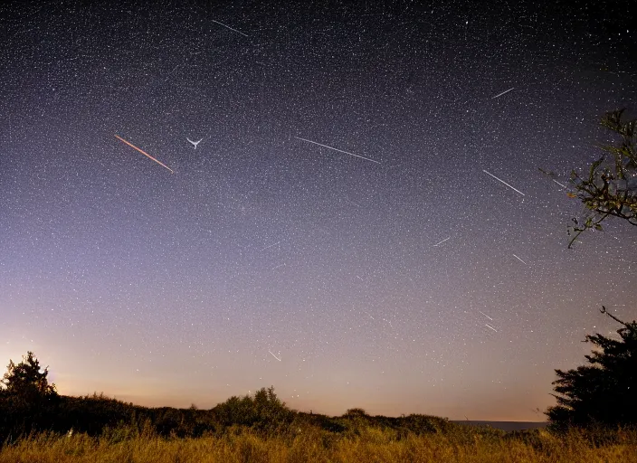 Image similar to perseid meteor shower