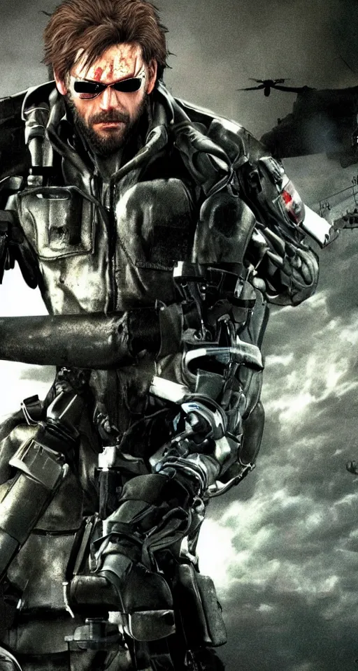 Image similar to metal gear solid in terminator movie