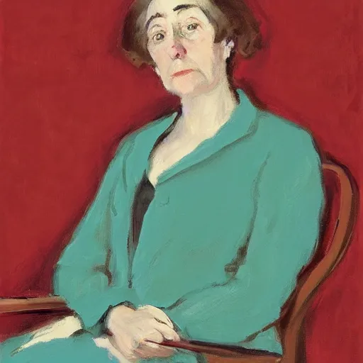 Image similar to “ portrait of rust doufded, prominent feminist activist at yale, expert in the theory of objects, serious, pensive, bright, in the style of john singer sargent ”