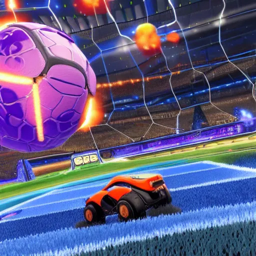 Image similar to adriano celentano in rocket league