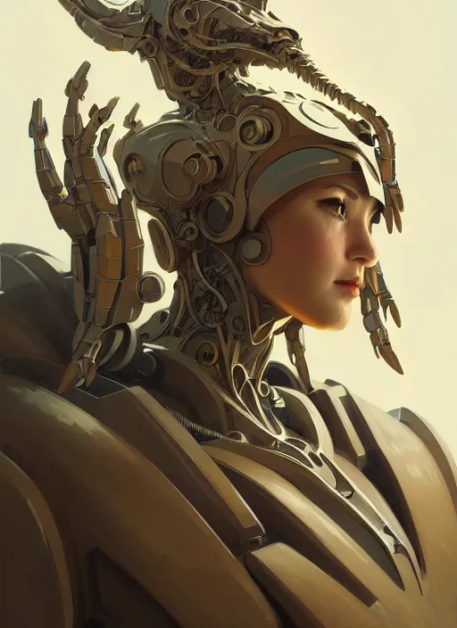 Image similar to portrait of anthropomorphic mecha - spear vapourprofessional, intricate, elegant, highly detailed animal monster, digital painting, artstation, concept art, smooth, sharp focus, illustration, art by artgerm and greg rutkowski and alphonse mucha, 8 k