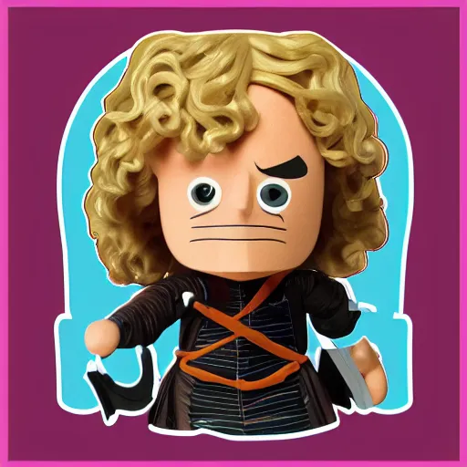 Image similar to 1 7 th century isaac newton wearing a wig stop motion vinyl action figure, plastic, toy, butcher billy style