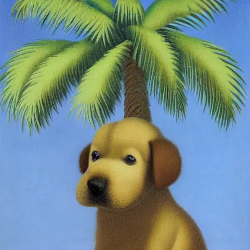 Portrait Of An Adorable Hawaiian Puppy Palm Trees Stable Diffusion portrait-of-an-adorable-hawaiian-puppy-palm-trees-stable-diffusion