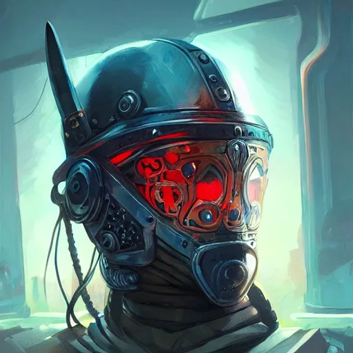 Image similar to cyberpunk viking helmet mask warrior goddess robot ninja fantasy, art gta 5 cover, official fanart behance hd artstation by jesper ejsing, by rhads, makoto shinkai and lois van baarle, ilya kuvshinov, ossdraws