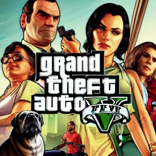 Image similar to three's company, gta 5 cover art