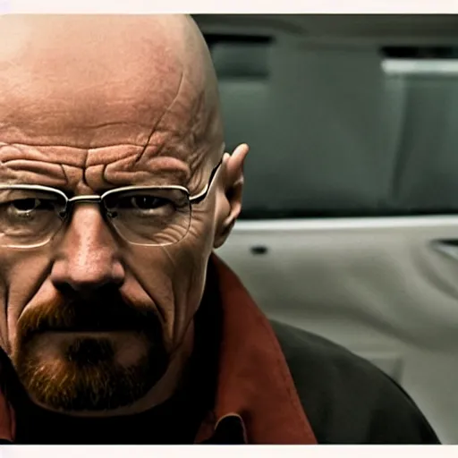 Image similar to Walter White doing the gritty, gritty, goes hard, detailed, award winning, skilled, meth, science,