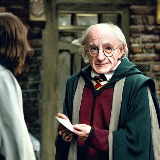 Prompt: Harry Potter as an 80 year old man