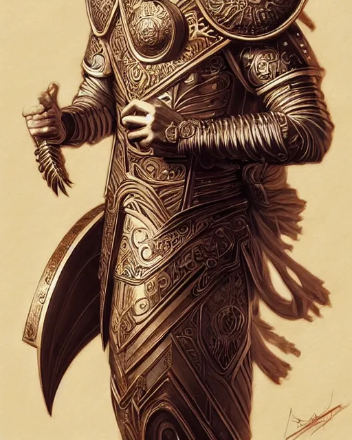 Image similar to Energetic rock guitarist wearing a roman helmet, art deco, fantasy, intricate art deco leaf designs, elegant, highly detailed, sharp focus, art by Artgerm and Greg Rutkowski and WLOP