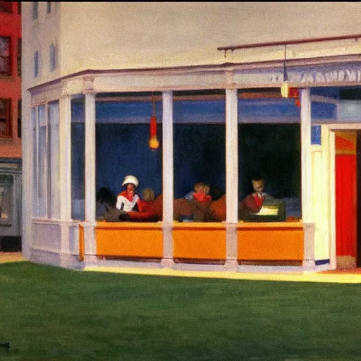 Image similar to Campbells by Edward hopper