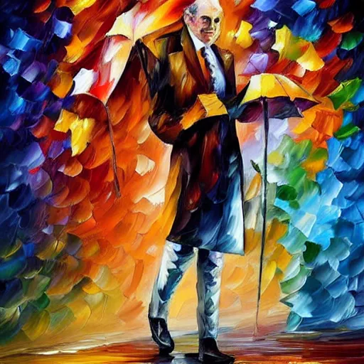 Image similar to a character by Leonid Afremov