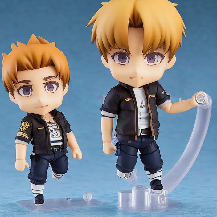 Prompt: jake paul, an anime nendoroid of jake paul, figurine, detailed product photo