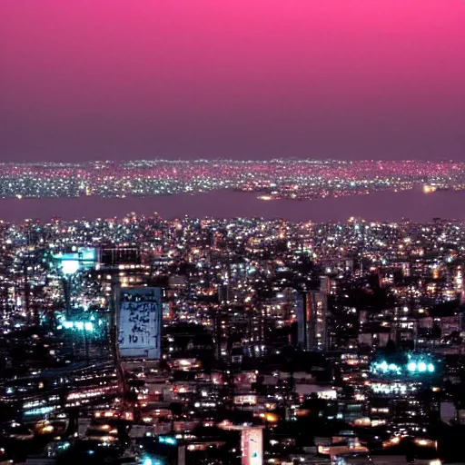 Image similar to the sky above the port was the color of television, tuned to a dead channel. chiba city. r / cyberpunk