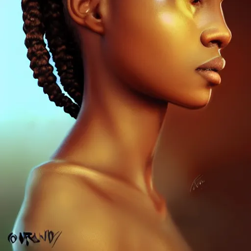 Image similar to a photorealistic hyperrealistic, bright brown eyes, light skinned african young girl, ponytail hair, flawless face, beautiful lips, cute face, white veil, by wlop, artgerm, greg rutwoski, alphonse mucha, beautiful dynamic dramatic low - light moody lighting, cinematic atmosphere, artstation, concept design art, octane render, 8 k