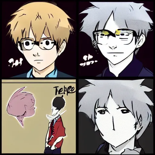 Image similar to tyler, the anime scientist - t