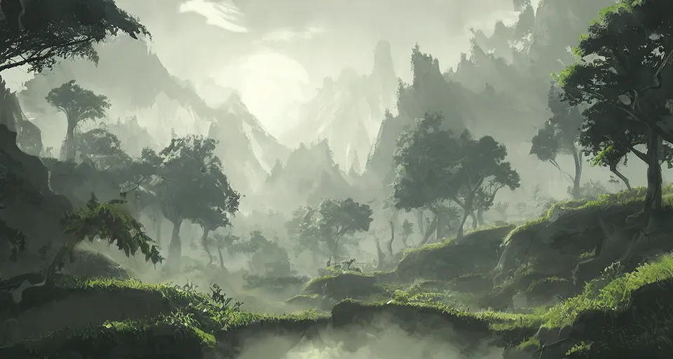 Prompt: environment painting. credit :. fzd school of design.