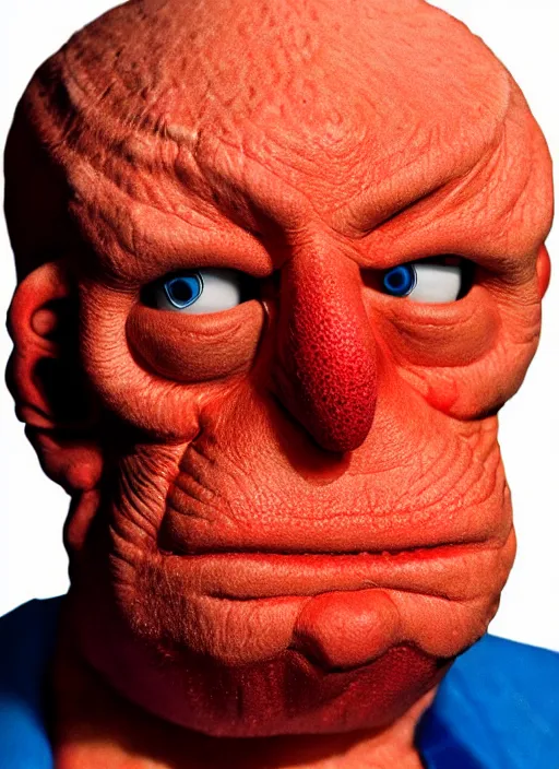 Image similar to 3 0 0 0 ( dr. john a. zoidberg ), portrait photography feroflex photorealistic studio lighting ektachrome detailed intricate face details, ultradetails, beautiful face, realistic shaded perfect face, extremely fine details