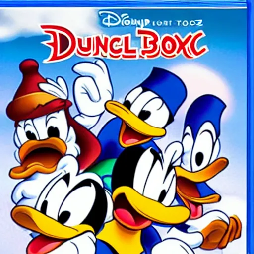 Image similar to donald duck quack attack for playstation box art