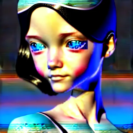 Image similar to beautifully pretty surfer girl, very cute features, glittery short black hair, blue eyes, universal volumetric lighting, soft glow, by range murata, norman rockwell, highly detailed intricately sharp focus, trending on pinterest, unreal engine 5 4 k uhd image