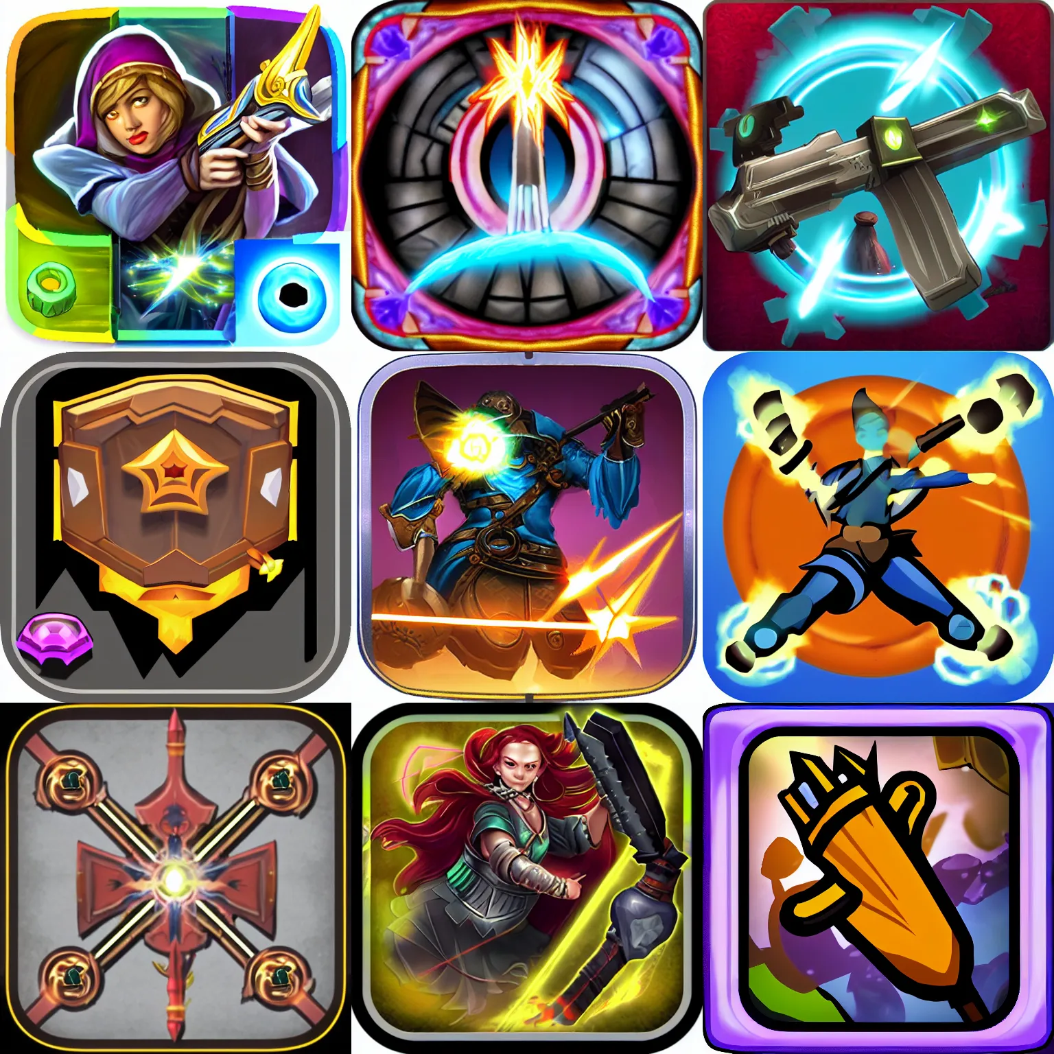 Prompt: empower weapon magic skill icon
