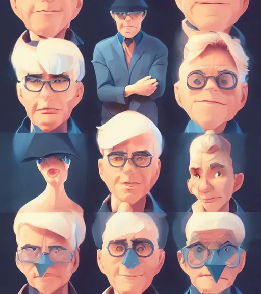 Image similar to face icon stylized minimalist steve martin, loftis, cory behance hd by jesper ejsing, by rhads, makoto shinkai and lois van baarle, ilya kuvshinov, rossdraws global illumination