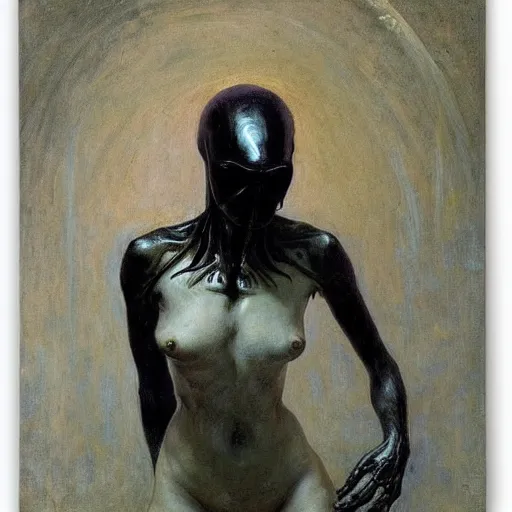 Image similar to alien by ilya repin