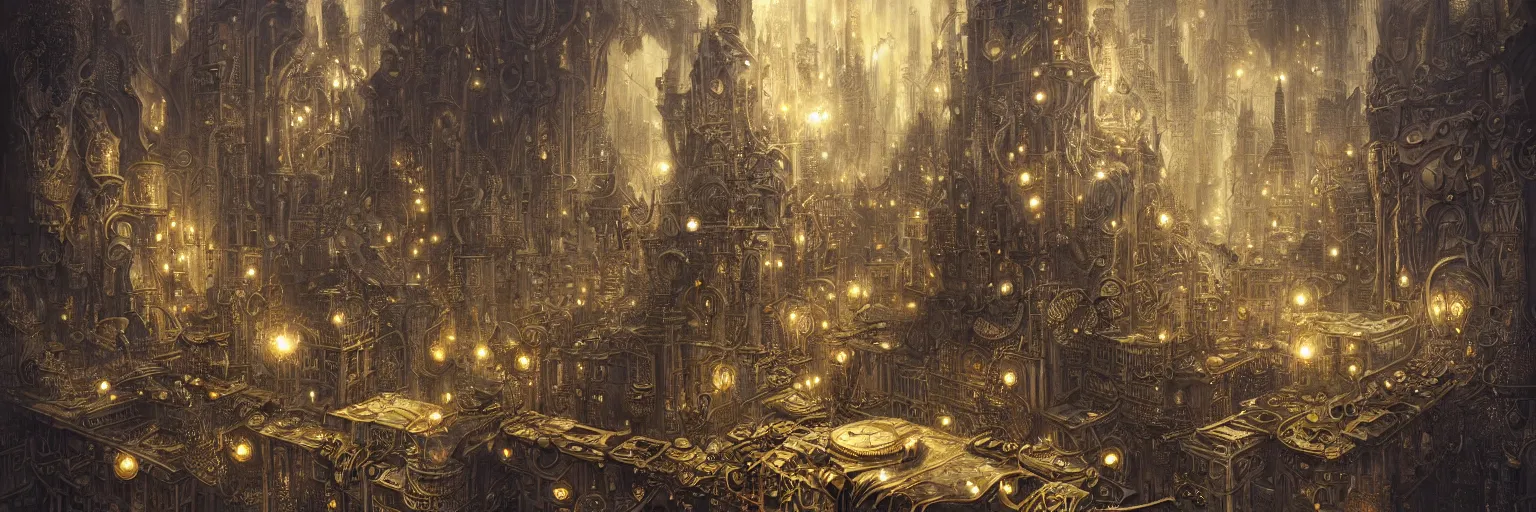 Prompt: Marc Simonetti, Mike Mignola, smooth liquid metal with detailed line work, Mandelbulb, Exquisite detail perfect symmetrical, silver details, hyper detailed, intricate ink illustration, golden ratio, city night, steampunk, smoke, neon lights, starry sky, steampunk city background, liquid polished metal, by peter mohrbacher