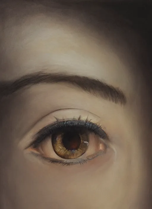 Image similar to portrait of a stunningly beautiful eye, fjdjrfjrjfj