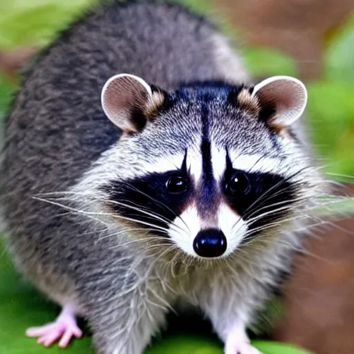 Image similar to a rat-raccoon hybrid