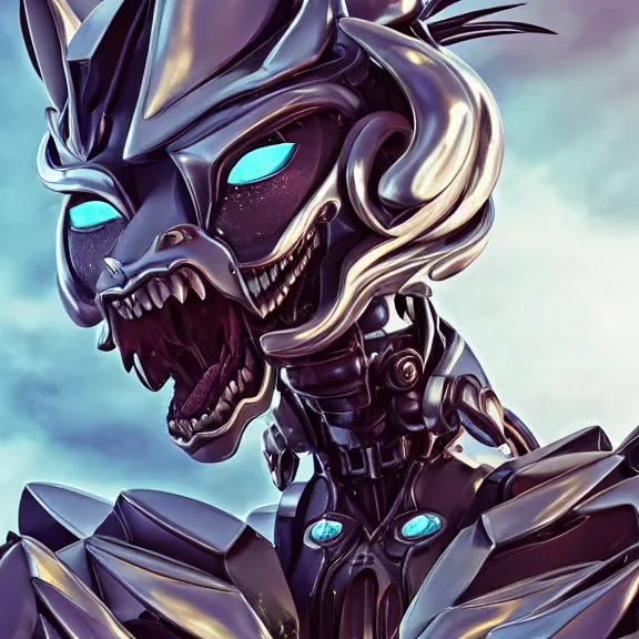 Image similar to detailed maw shot of a gigantic elegant beautiful stunning hot anthropomorphic robot mecha female dragon, swallowing a human, with sleek silver metal armor and cat ears, OLED visor over eyes, food pov, prey pov, micro pov, vore, digital art, mawshot, dragon vore, furry art, high quality, 8k 3D realistic, macro art, micro art, Furaffinity, Deviantart, Eka's Portal, G6