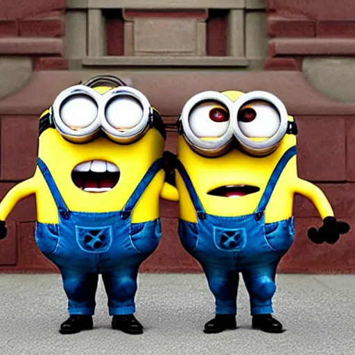 Prompt: Minions applauding.