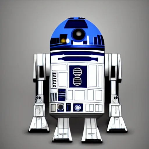 Image similar to Epic Cinematic Poster Of R2-D2