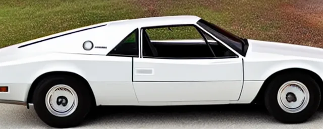 Image similar to a single 1 9 7 6 lotus esprit and 1 9 6 9 dodge charger hybrid, dslr