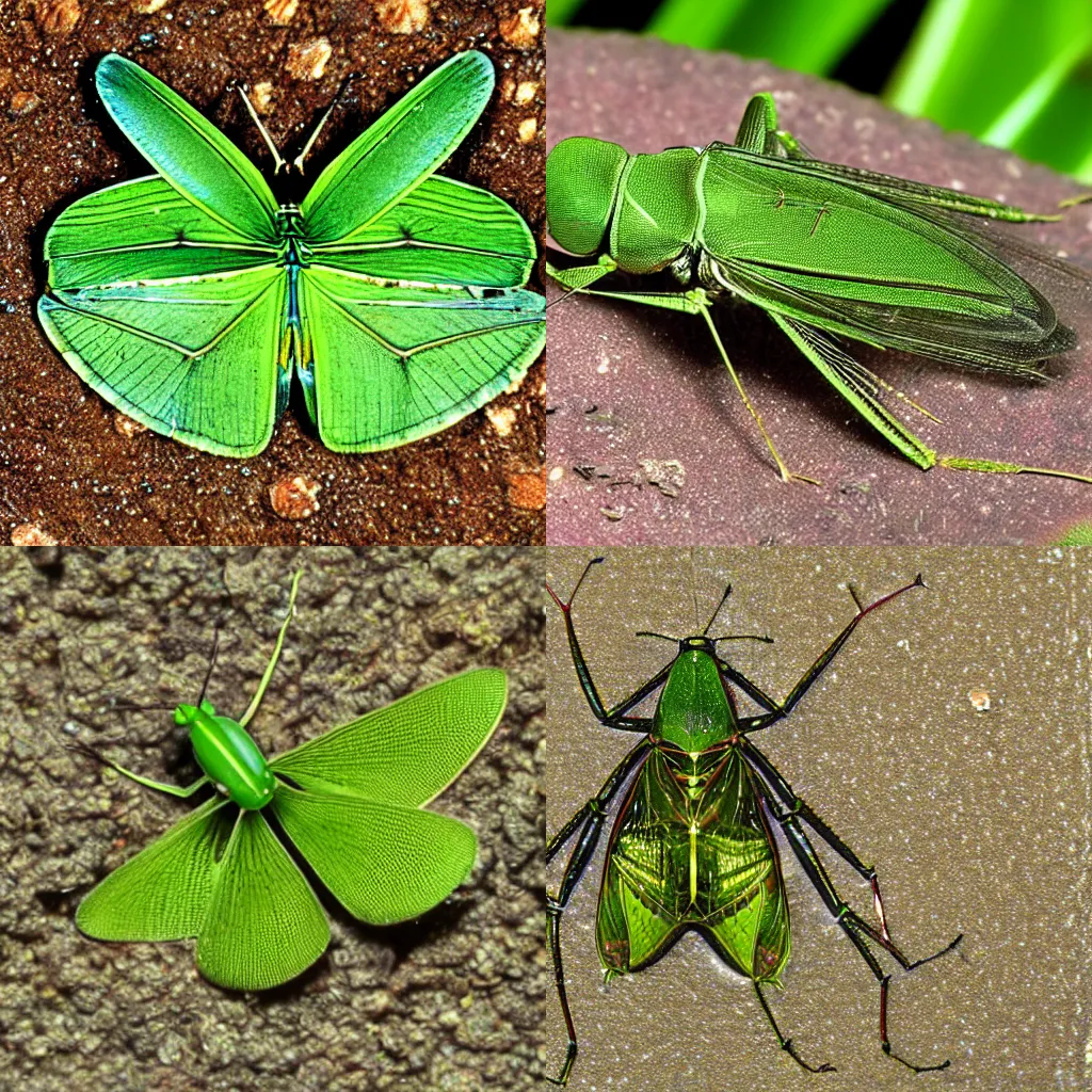 Prompt: anthromorphized Tettigonia viridissima