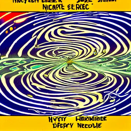 Image similar to beware the highly energized, hyper dimensional space noodles