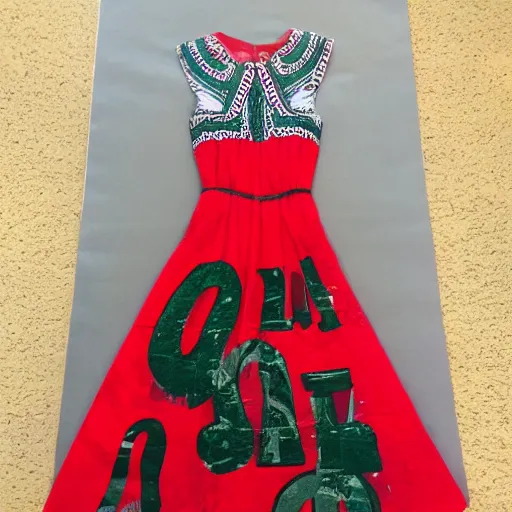 Image similar to coca cola dress