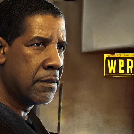 Prompt: denzel washington in half life 2, portrait, realistic photo