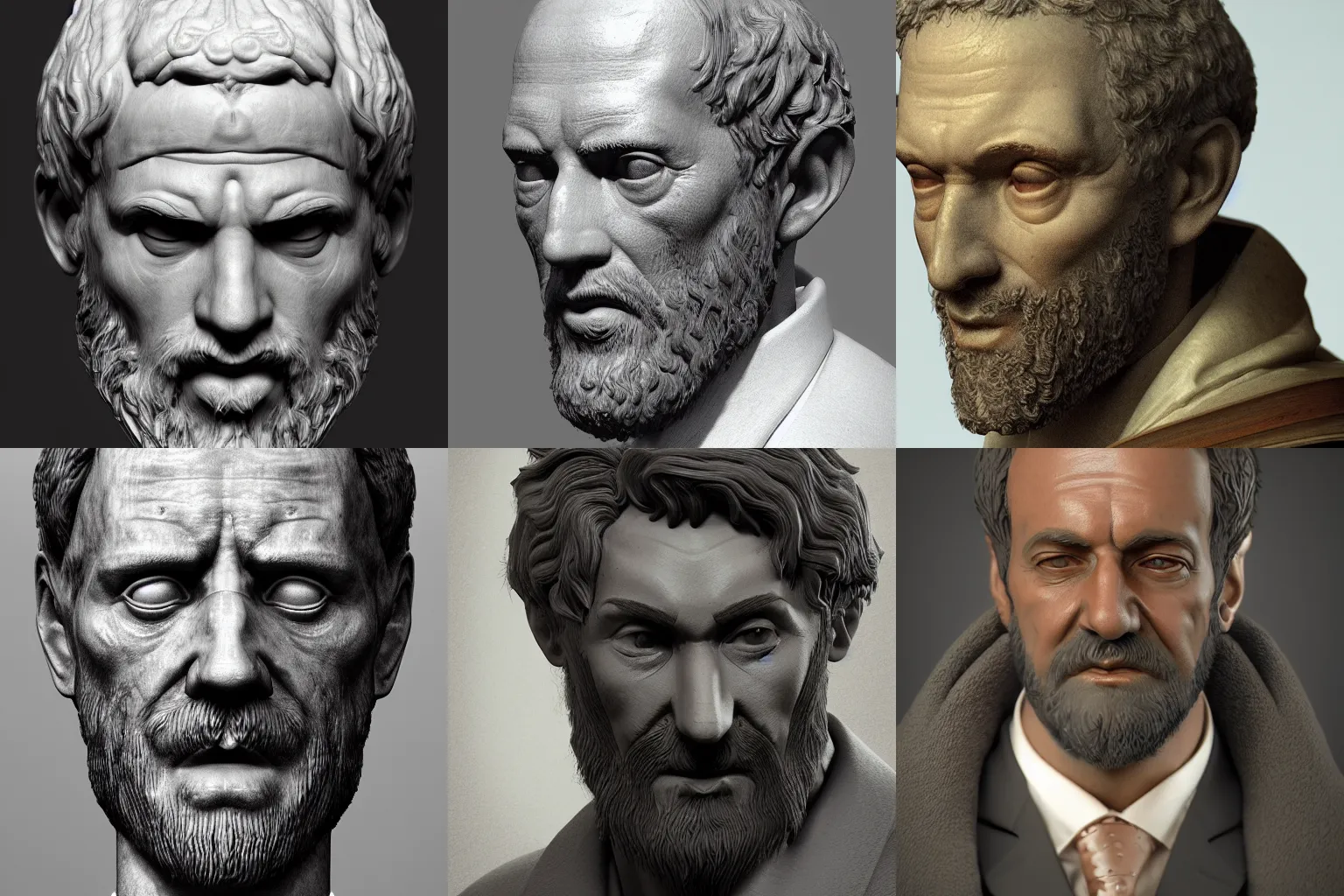 Prompt: Portrait of Aristotle, elegant, highly detailed, fantasy, artstation, smooth, sharp focus, octane render