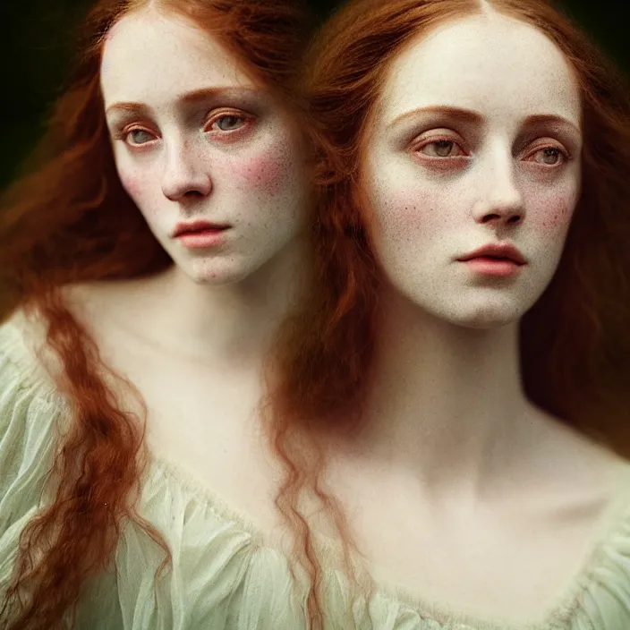 Prompt: Kodak Portra 400, 8K,ARTSTATION, Caroline Gariba, soft light, volumetric lighting, highly detailed, britt marling style 3/4 , extreme Close-up portrait photography of a beautiful woman how pre-Raphaelites,inspired by Ophelia paint, the face emerges from water of Pamukkale, hair are intricate with highly detailed realistic beautiful flowers , Realistic, Refined, Highly Detailed, interstellar outdoor soft pastel lighting colors scheme, outdoor fine art photography, Hyper realistic, photo realistic