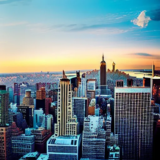 Image similar to a giant lemon overshadowing new york city skyline, photo