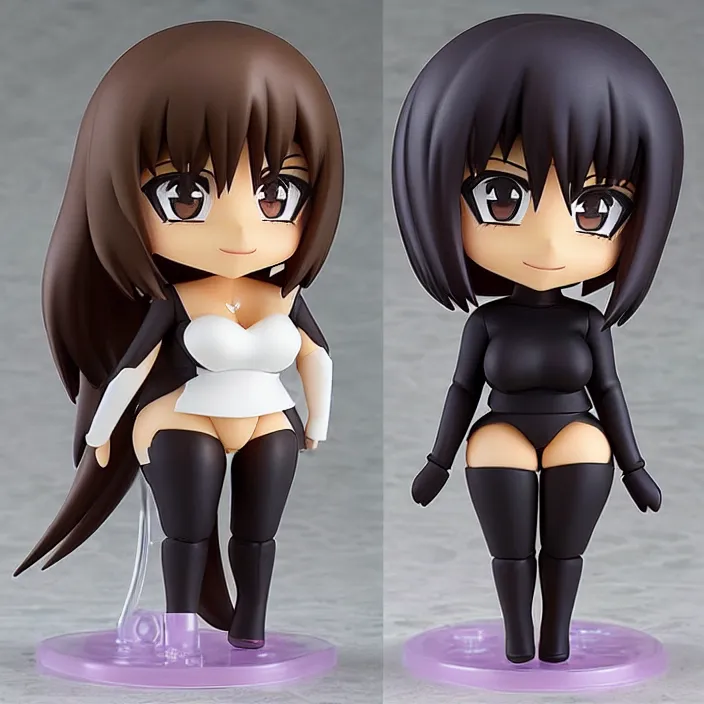 Prompt: Kim Kardashian, An anime nendoroid of Kim Kardashian, figurine, detailed product photo