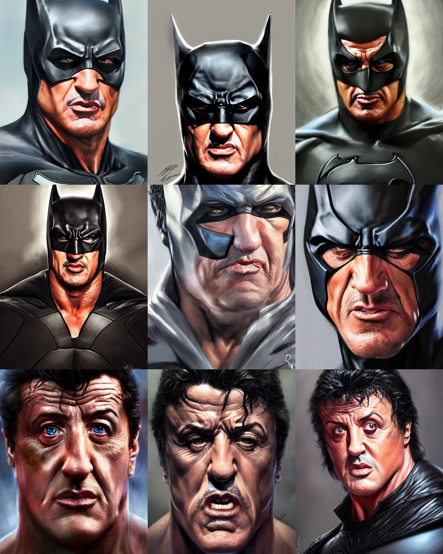 sylvester stallone as the batman | cinematic lighting | Stable Diffusion |  OpenArt