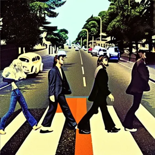 Image similar to the beatles album cover