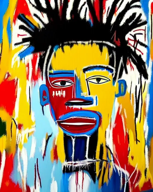 Prompt: a extremely ultra highly detailed majestic hi - res beautiful immaculate breathtaking award winning painting stunning masterpiece paintings by jean - michel basquiat, 8 k, high textures, ultra hyper sharp, insanely detailed and intricate, super detailed, 8 k hdr ultra high quality