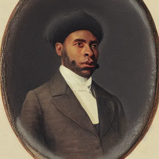 Prompt: a detailed portrait of a rapper in the 1 8 0 0