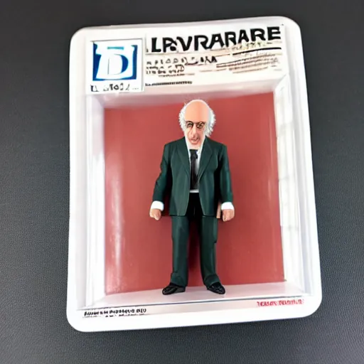 Prompt: Larry David action figure by Todd MacFarlane