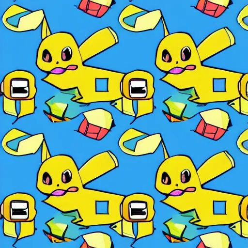 pikachu pattern wallpaper